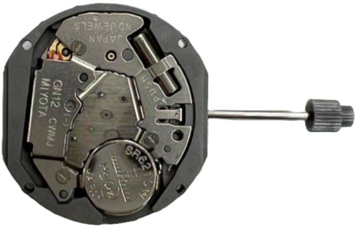 Load image into Gallery viewer, Miyota Watch Movement GN12 Date At 3:00 Quartz Overall Height: 4.2mm
