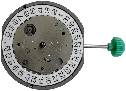 Miyota Watch Movement FS26 Chronograph Quartz Movement Overall Height: 7.2mm - Universal Jewelers & Watch Tools Inc.