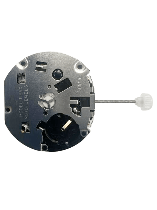 Sunon Chinese Multi Function Watch Movement PE90 - 07 3H and 3EYES Date At 6:00 Overall Height: 6.8mm - Universal Jewelers & Watch Tools Inc.