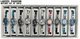 10pcs Set Women's Fashion Steel Band B1 Quartz Multi - Color Watch Bracelet - Universal Jewelers & Watch Tools Inc.