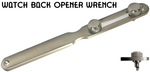 7" Adjustable Steel Watch Back Opener Wrench Tool, Watch Repair Tool