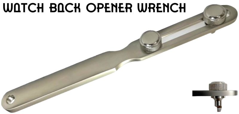 Load image into Gallery viewer, 7&quot; Adjustable Steel Watch Back Opener Wrench Tool, Watch Repair Tool
