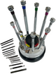 9PCS Set Professional Screwdrivers w/Rotating Stand France Made, Watchmakers