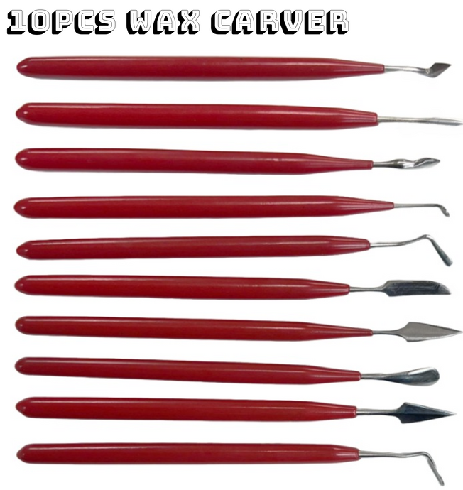 10pc Jewelry Wax Carvers, Wax Carving Tools Set of Carvers Metal Clay Sculpting