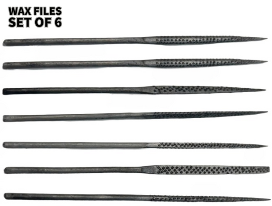 Wax Files Set of 6, Jewelry Making Tool for Cutting Carving Wax