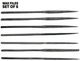 Wax Files Set of 6, Jewelry Making Tool for Cutting Carving Wax - Universal Jewelers & Watch Tools Inc.