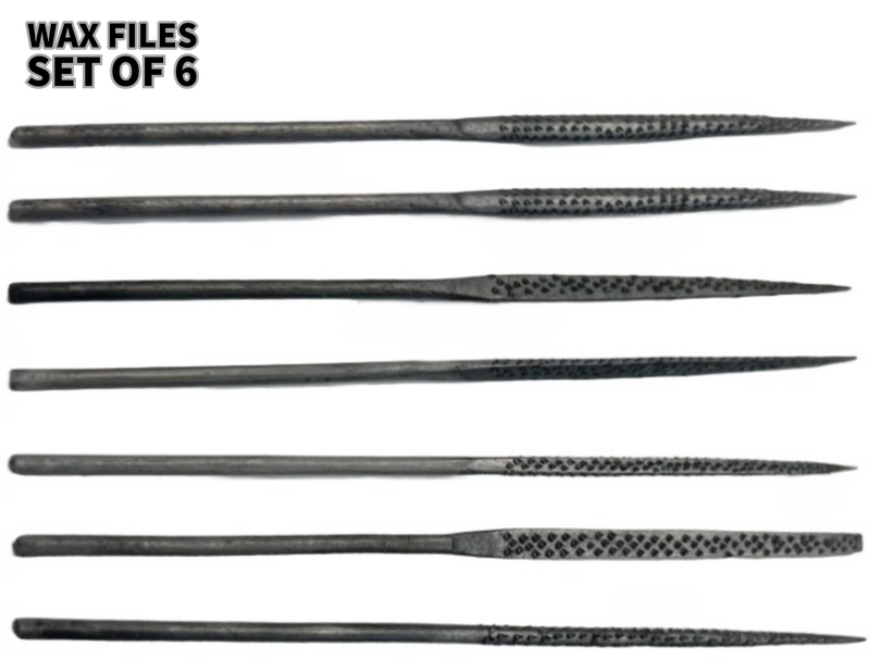 Load image into Gallery viewer, Wax Files Set of 6, Jewelry Making Tool for Cutting Carving Wax
