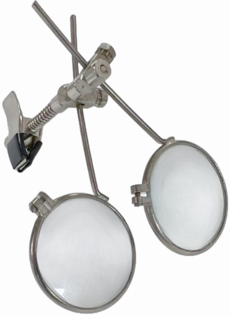 Load image into Gallery viewer, Clip-On Double Glass Eye Loupes for Watchmaker, Watch Repair Tool
