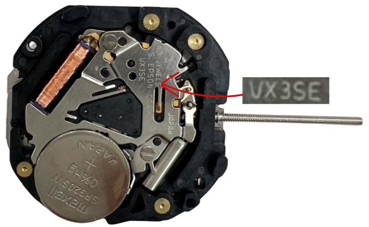 Load image into Gallery viewer, Hattori VX3SE 3H 3EYES Seiko Quartz Watch Movement Overall Height 6.0mm
