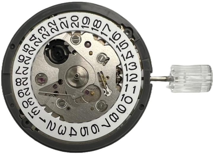 Load image into Gallery viewer, Hattori Automatic Watch Movement NH35 Date At 3:00 Overall Height: 7.6mm
