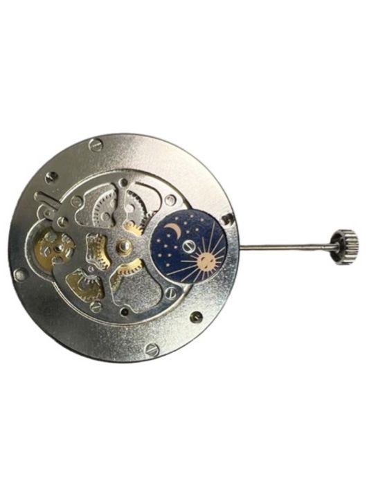 Chinese Mechanical Watch Movement 9120 2Hands Overall Height 8.4mm
