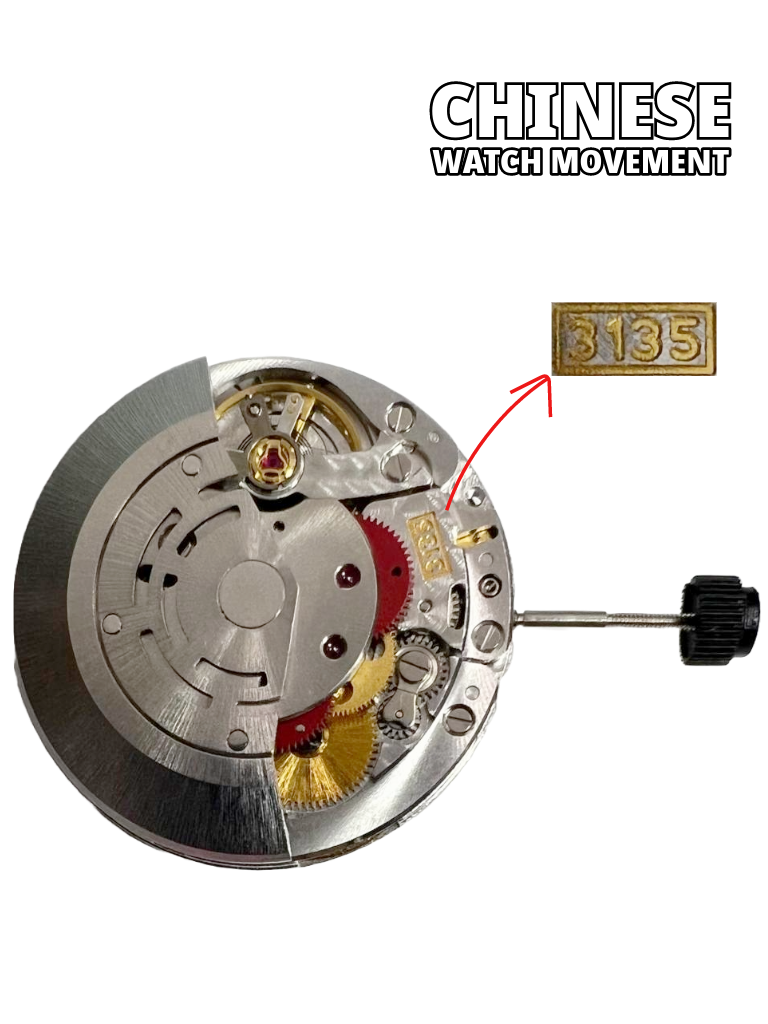 Load image into Gallery viewer, Automatic Watch Movement VS-3135, 3 Hands Overall Height 8.0mm
