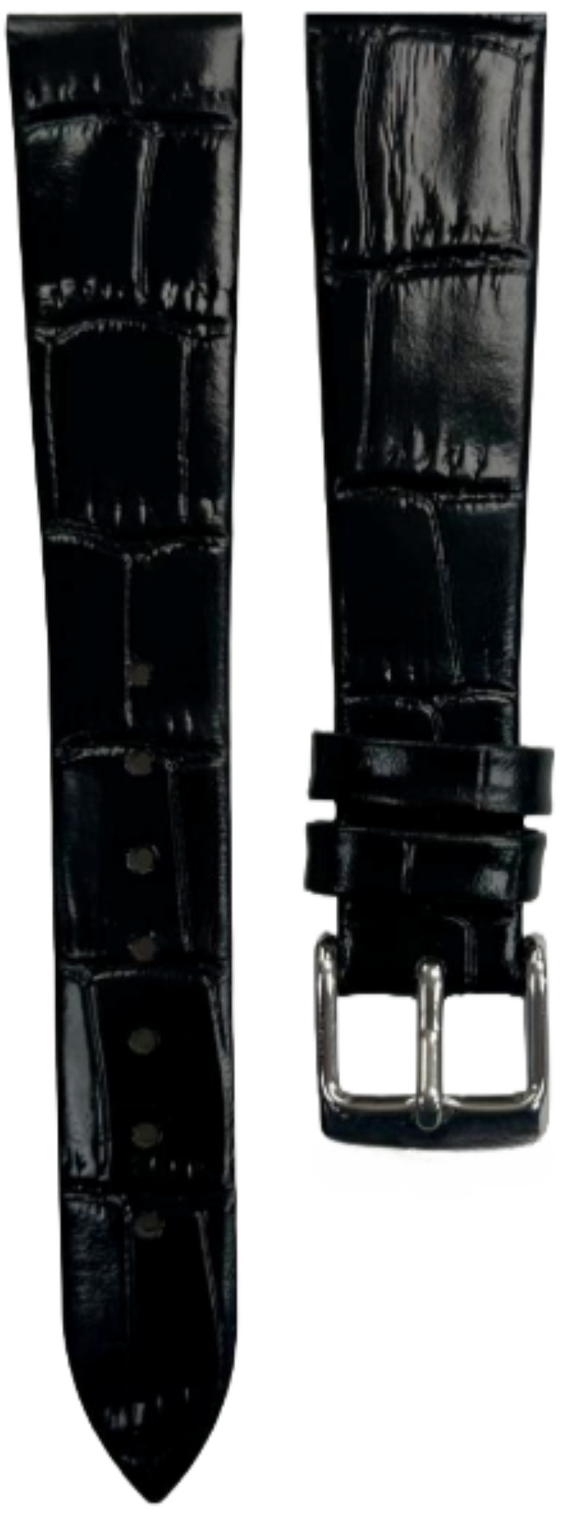 Load image into Gallery viewer, Multi-Color Leather Size (18✖16)mm Flat Unstitched Alligator Grain Watch Band
