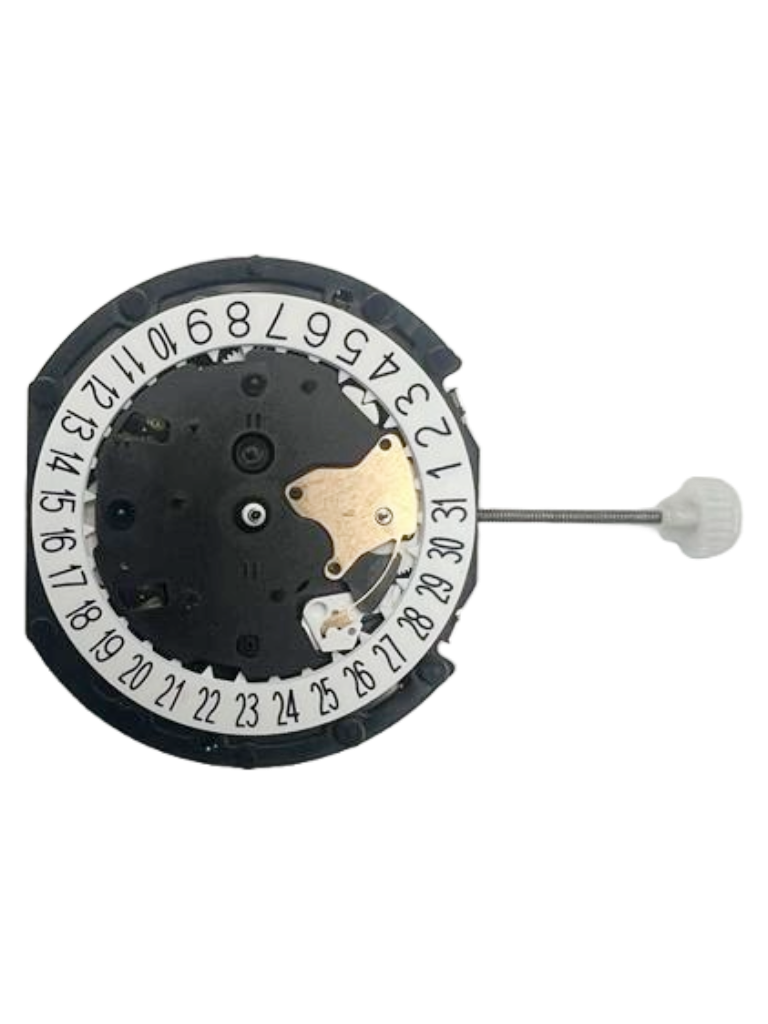 Load image into Gallery viewer, Sunon Chinese Multi Function Watch Movement PE90-07 3H and 3EYES Date At 6:00 Overall Height: 6.8mm
