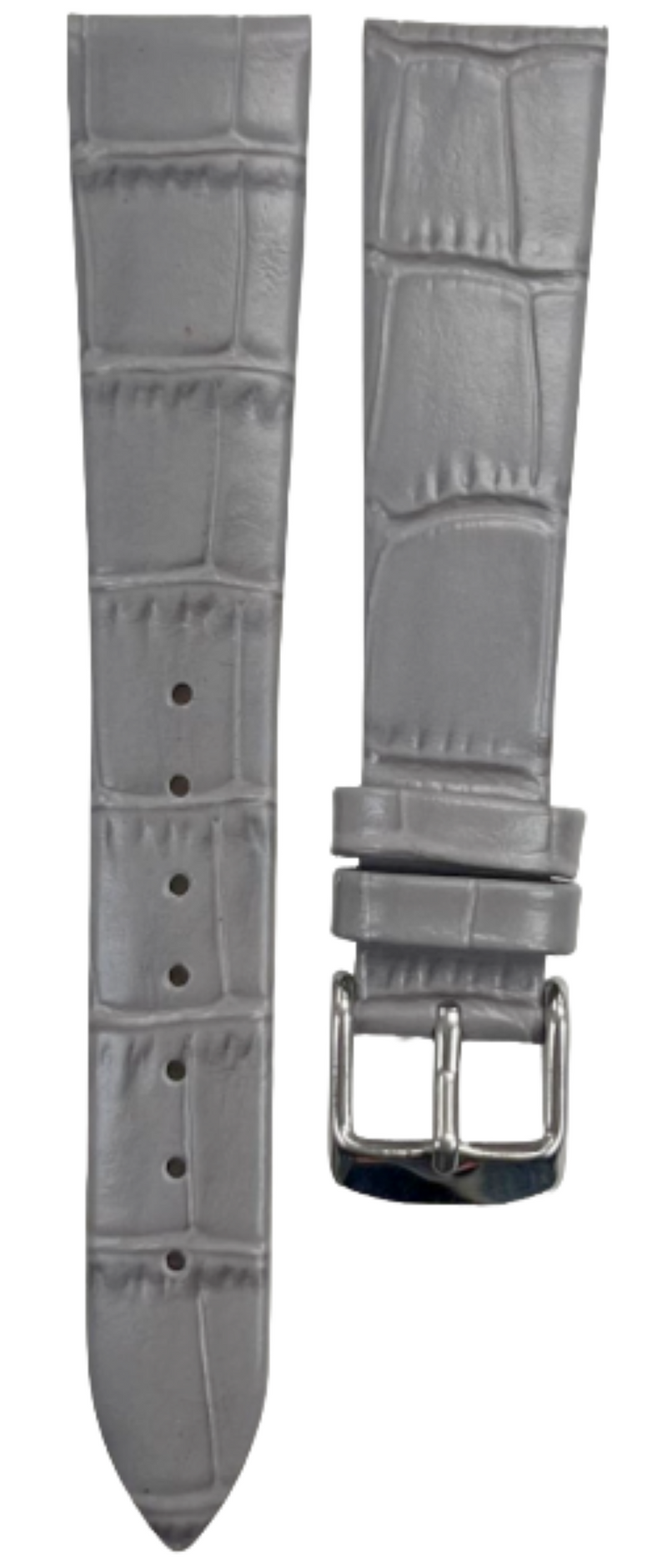 Load image into Gallery viewer, Multi-Color Leather Size (18✖16)mm Flat Unstitched Alligator Grain Watch Band
