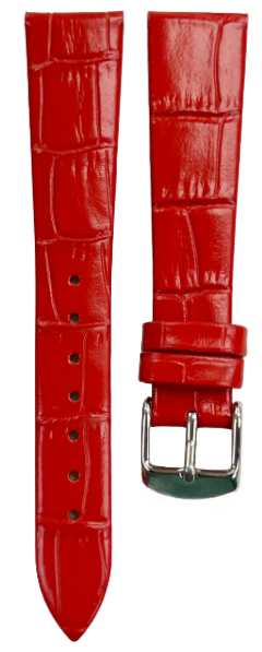Load image into Gallery viewer, Multi-Color Leather Size (18✖16)mm Flat Unstitched Alligator Grain Watch Band
