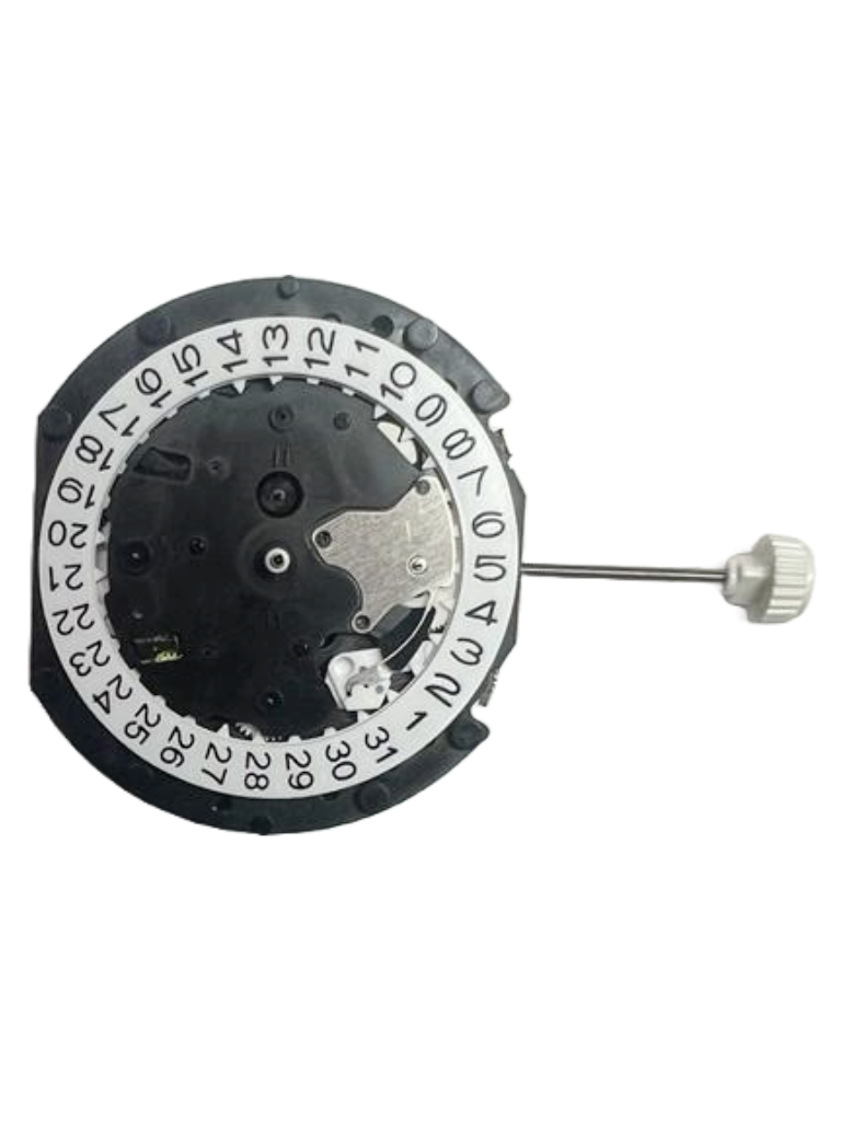 Load image into Gallery viewer, Sunon Chinese Multi Function Watch Movement PE90-02 3H and 3EYES Date At 4.30 Overall Height: 6.8mm
