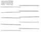 Broaches set of 10pcs,Sizes: 0.60 to 0.80mm, Watchmaker Tools - Universal Jewelers & Watch Tools Inc.