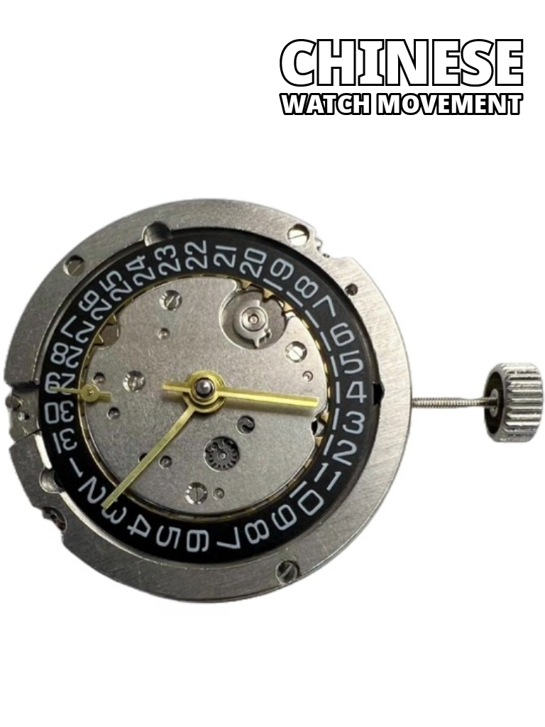 Load image into Gallery viewer, Chinese Automatic Mechanical Watch Movement ST2557 3Hands, Overall Height 9.5mm
