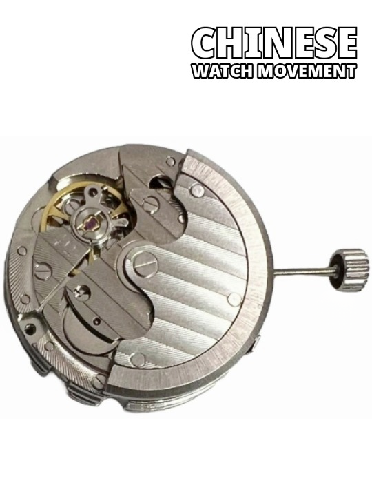 Load image into Gallery viewer, Chinese Automatic Mechanical Watch Movement ST1690 24GMT Chronograph 5Hands, 1 small hand at 6:00 Overall Height 8.7mm
