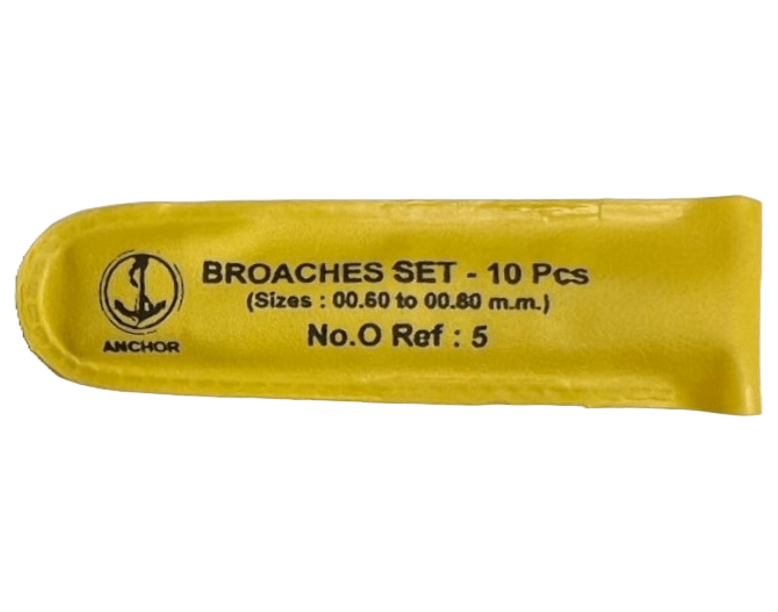 Broaches set of 10pcs,Sizes: 0.60 to 0.80mm, Watchmaker Tools - Universal Jewelers & Watch Tools Inc.