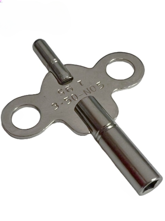 Load image into Gallery viewer, Double end Clock Winding Key Size No.5 Square Hole 3.50mm and 1.95mm
