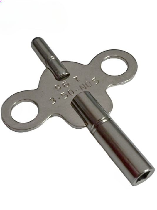 Double end Clock Winding Key Size No.5 Square Hole 3.50mm and 1.95mm