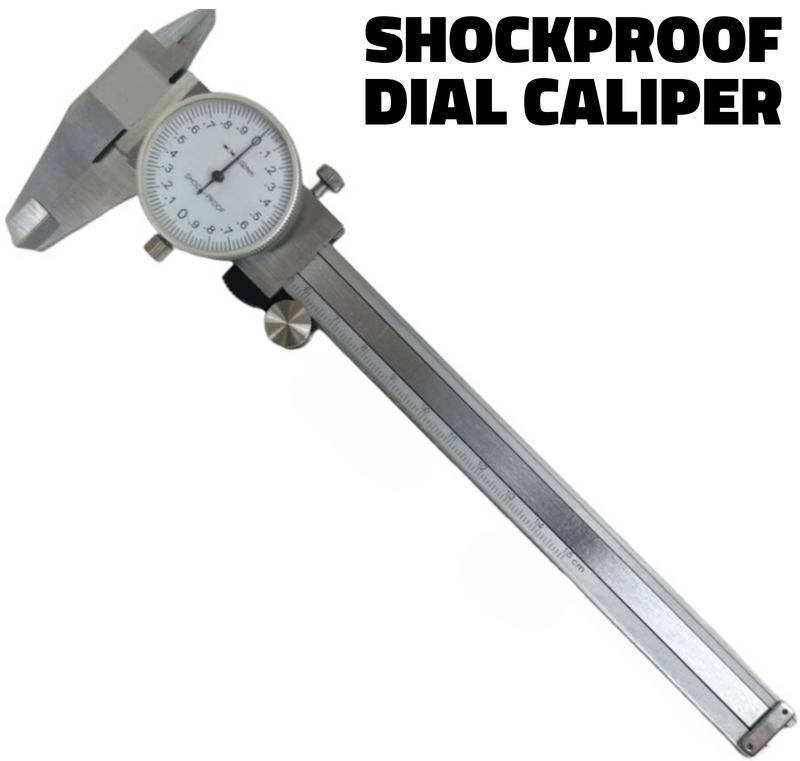 Load image into Gallery viewer, SHOCKPROOF DIAL 150/.02MM METRIC CALIPER STAINLESS Meter Tool
