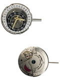 Automatic Chinese Watch Movement 8209-BLACK 3Hands Date at 3.00 Overall Height 8.0mm