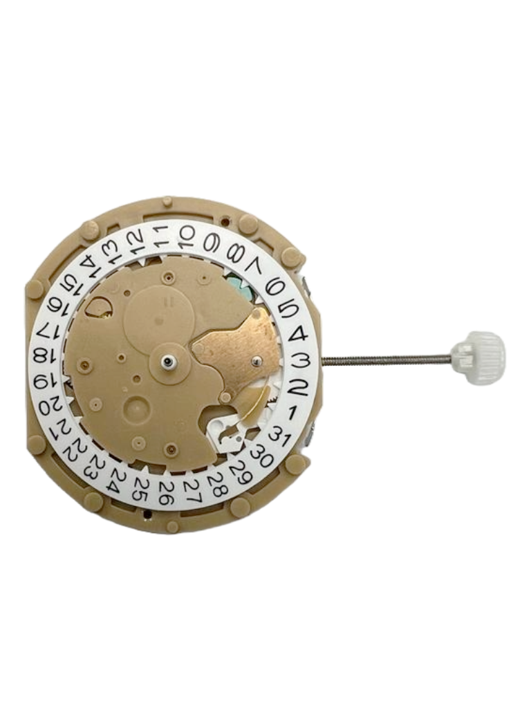 Load image into Gallery viewer, Sunon Chinese Watch Movement PE-602 3H and 3EYES Date At 4.30 Chrono Center Second Overall Height: 6.8mm
