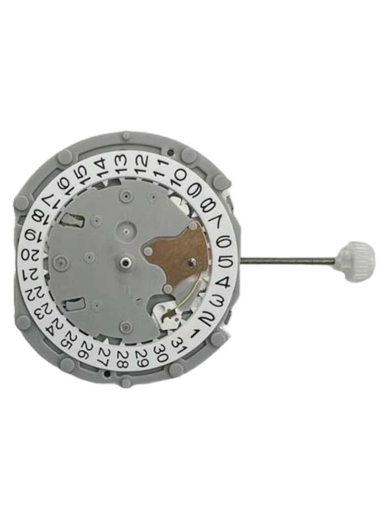 Load image into Gallery viewer, Sunon Multi Function Chinese Watch Movement PE-702 3H &amp; 3Eye Date at 4:30 Height: 6.8mm
