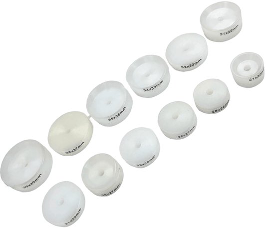12PCS Watch Tool DIES for CASE & CRYSTAL PRESS 39 - 21mm Nylon, Watch Repair tools - Universal Jewelers & Watch Tools Inc.