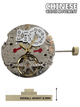 Multi - Function Automatic Mechanical Watch Movement 2L27, 3Hands, Big Date at 12:00 Overall Height 9.1mm - Universal Jewelers & Watch Tools Inc.