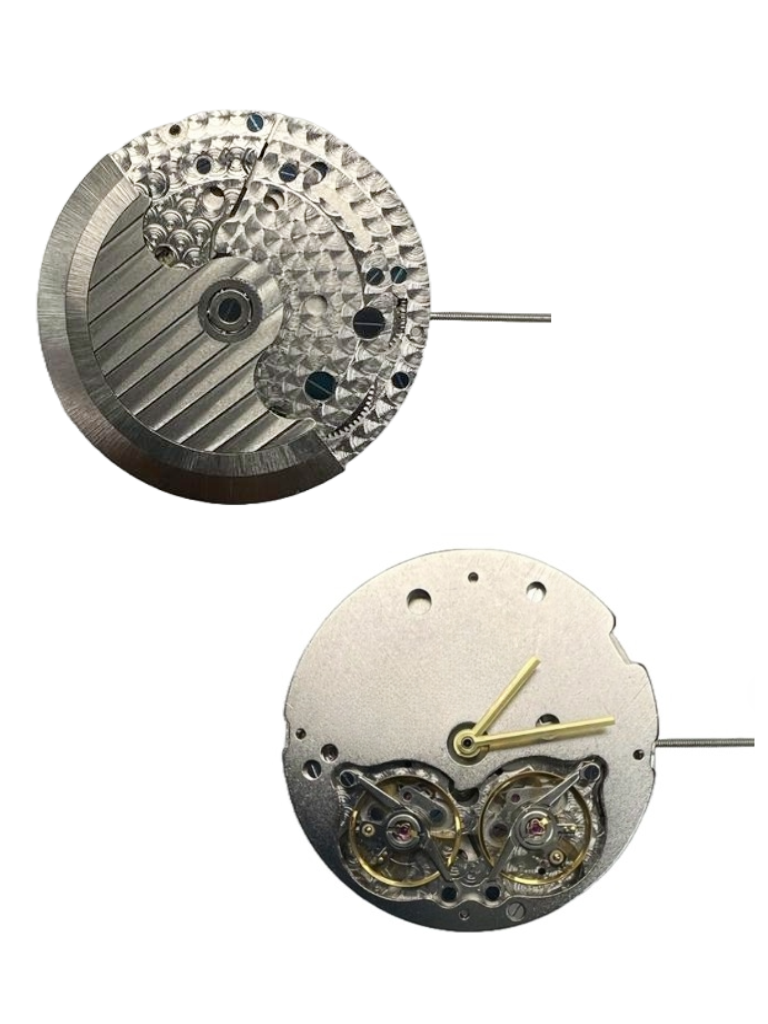 Load image into Gallery viewer, Chinese Automatic 3 Hand Watch Movement S-01 with 40 Jewels Overall Height 8.8mm
