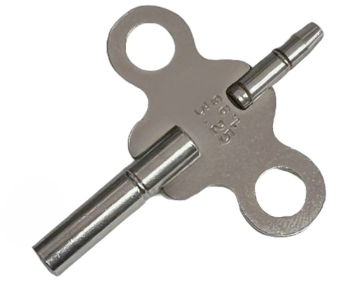 Load image into Gallery viewer, Double end Clock winding Key Size 4 Square Hole 3.25mm and 1.95mm
