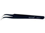 Stainless Steel Tweezer 4 1/2 Inch with Curved Tips
