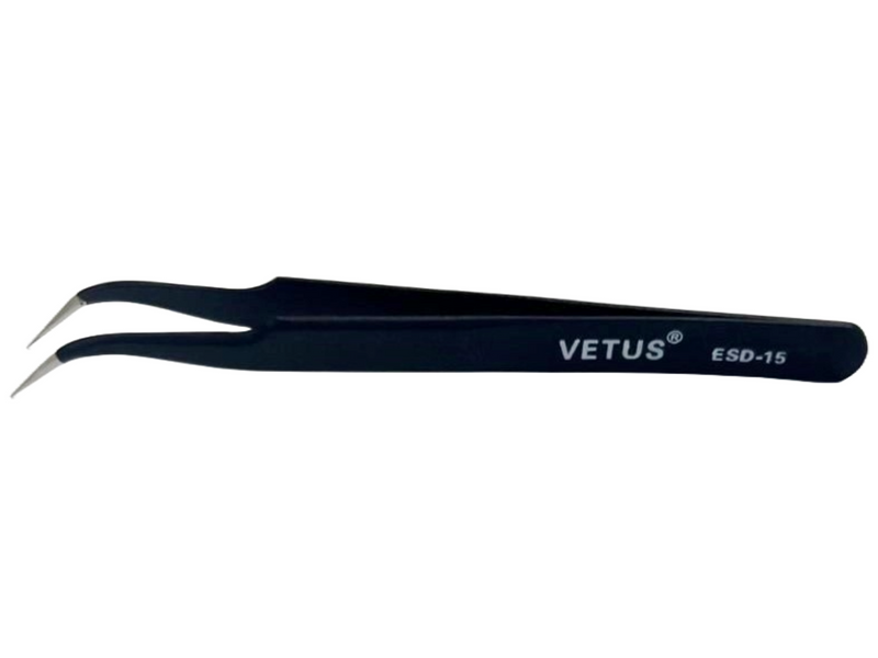 Load image into Gallery viewer, Stainless Steel Tweezer 4 1/2 Inch with Curved Tips
