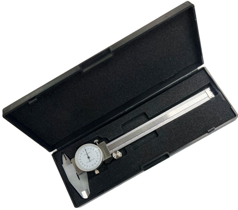 Load image into Gallery viewer, SHOCKPROOF DIAL 150/.02MM METRIC CALIPER STAINLESS Meter Tool
