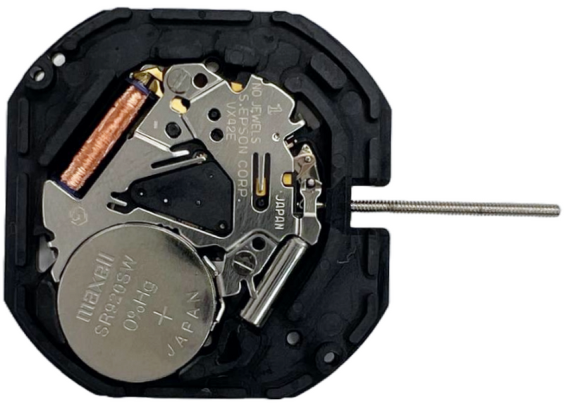 Load image into Gallery viewer, Hattori VX42 at date 3:00 3H Seiko Quartz Watch Movement Overall Height 4.1mm
