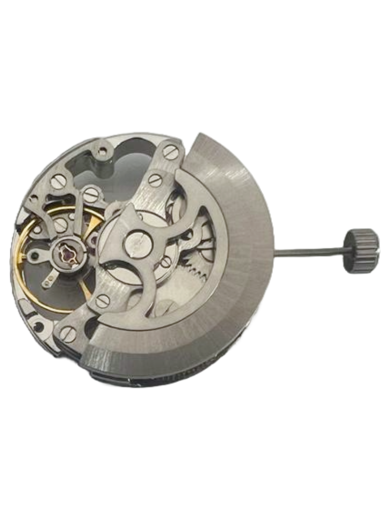 Load image into Gallery viewer, Automatic SKELETON Watch Movement 2650SSZ, 3 HANDS Overall Height 7.7mm
