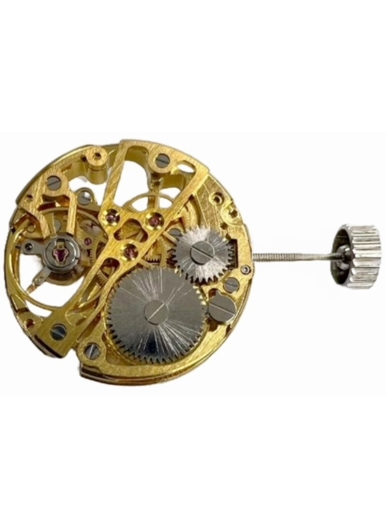 Load image into Gallery viewer, Hand Winding SKELETON Watch Movement 2650-G, 3 HANDS  Overall Height 6.0mm
