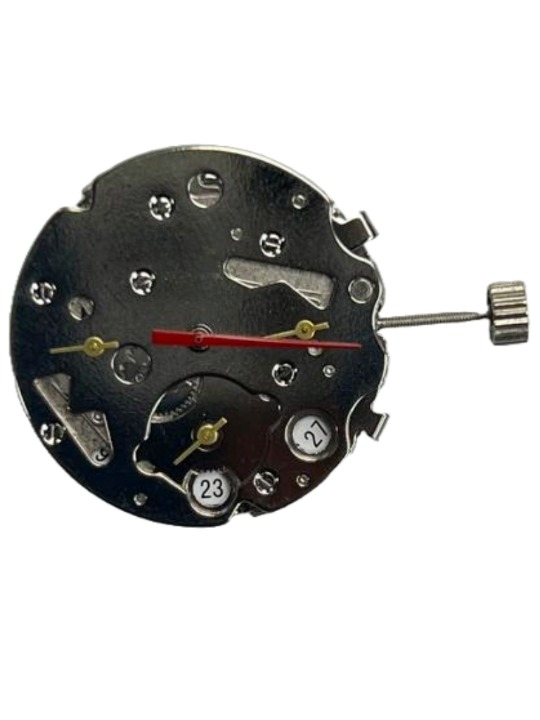 Load image into Gallery viewer, Chinese Automatic Mechanical  Watch Movement TY2868 3Hand 3EYE Date at 6.00 Overall Height 8.5mm
