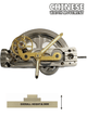 Chinese Watch Movement Corum Golden Bridge 2Hands, Overall Height 8.1mm - Universal Jewelers & Watch Tools Inc.