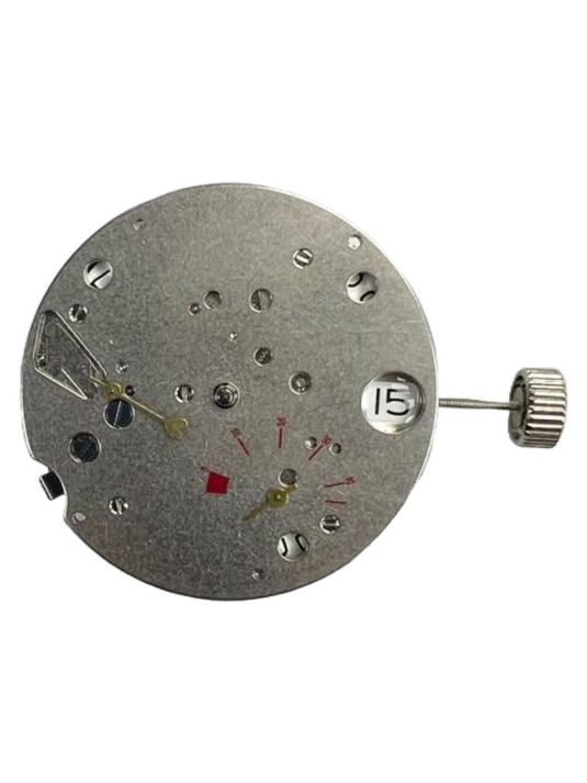 Chinese Automatic Mechanical  Watch Movement TY2530 2Hand 2EYES Date at 3:00 Overall Height 8.9mm