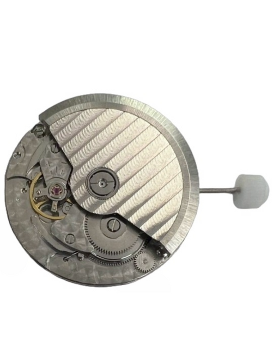 Chinese Automatic Mechanical Watch Movement Calendar 2BA0 4Hands, Second Hand at 6:00 Overall Height 8.1mm