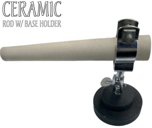 Ring Stand with Ceramic Mandrel for Soldering