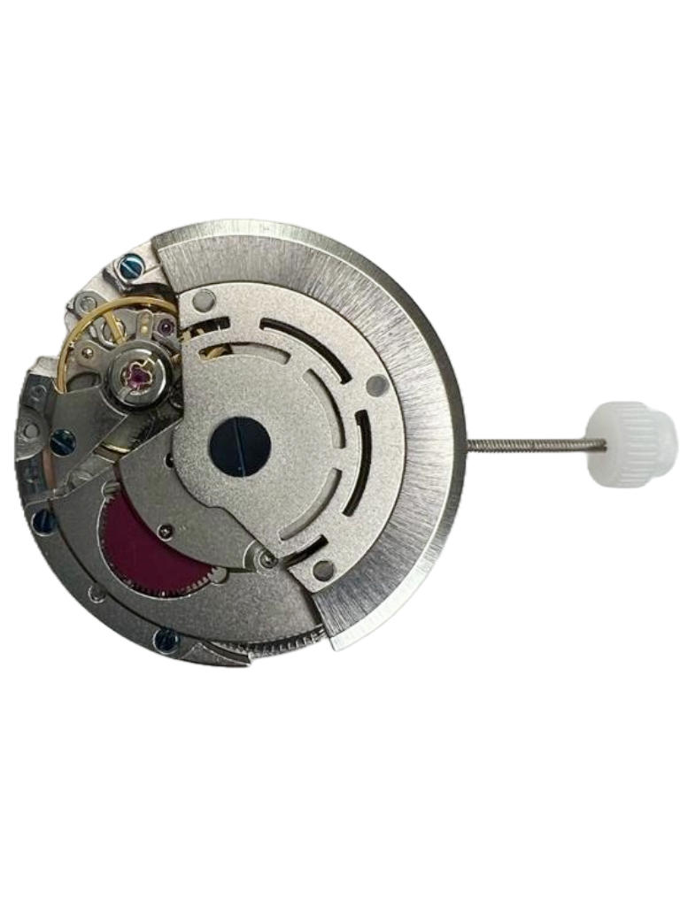 Load image into Gallery viewer, Chinese Automatic Mechanical Watch Movement GMT DG3804B 4Hands Date at 3:00, Dual time Overall Height 7.7mm
