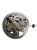 Automatic Skeleton Chinese Watch Movement G3211 3Hands Overall Height 7.6mm