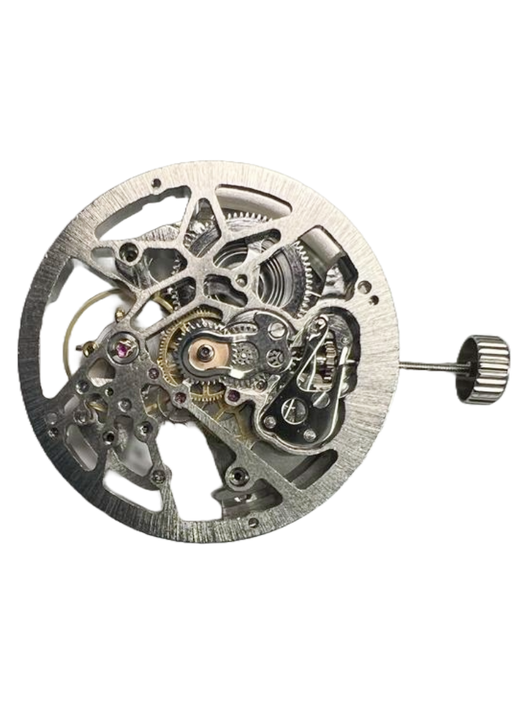 Load image into Gallery viewer, Automatic Skeleton Chinese Watch Movement G3265 3Hands Overall Height 7.6mm
