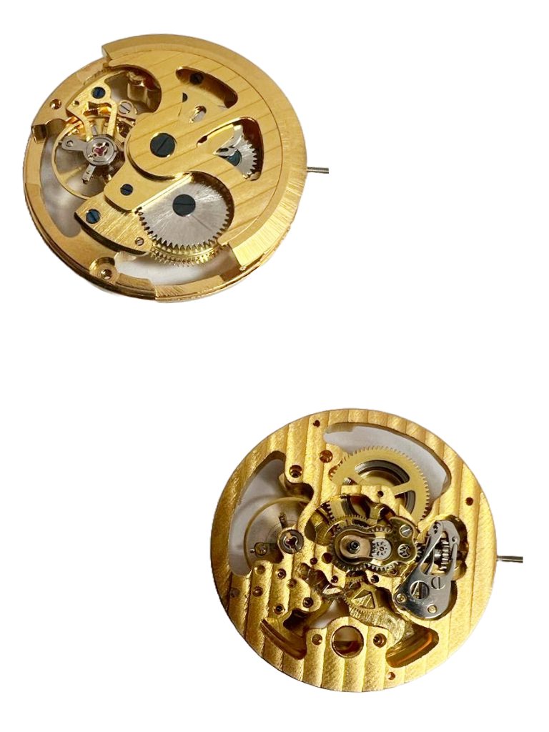 Load image into Gallery viewer, Automatic Skeleton Chinese Watch Movement G3202Z 3Hands Overall Height 7.5mm
